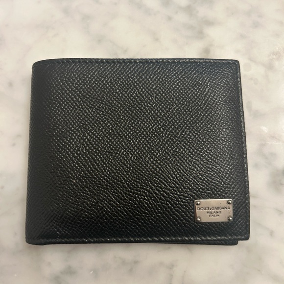 Dolce & Gabbana Black Leather Wallet